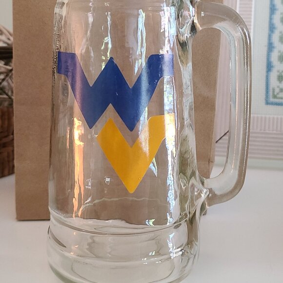 Vintage West Virginia University Beer Mug - Picture 1 of 8